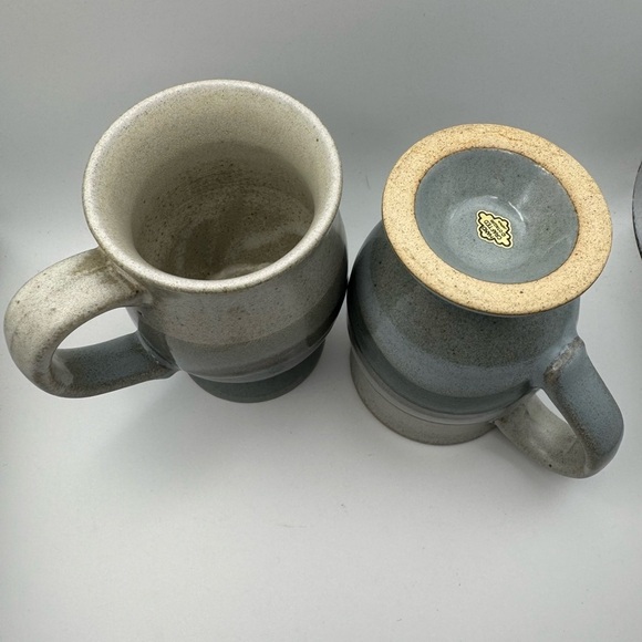 Otagiri Mug Vtg Hand painted Set of 2 Japan Coffee Tea Stoneware Artist Misty - Picture 3 of 8